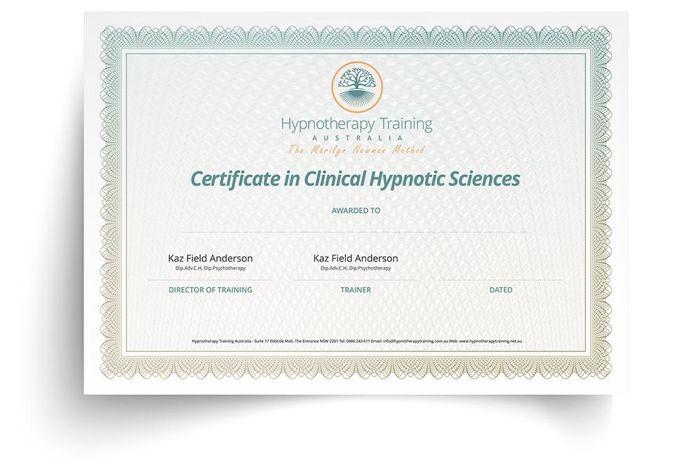 diploma in clinical hypnotic sciences