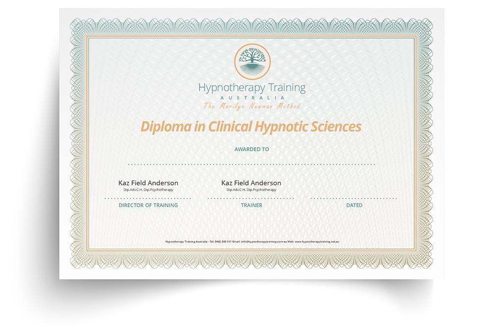 certificate in clinical hypnotic sciences